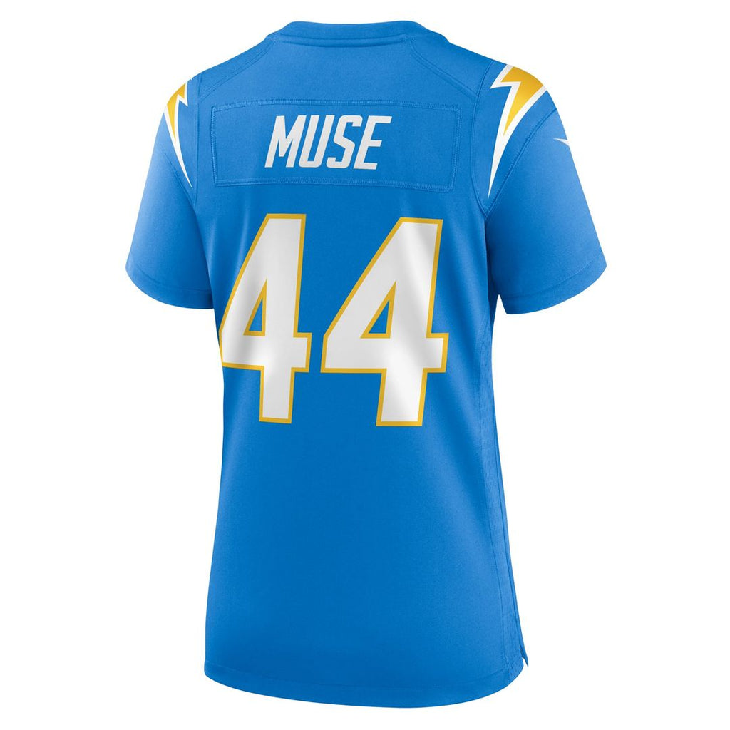 Tanner Muse Los Angeles Chargers Women's Team Jersey - Powder Blue