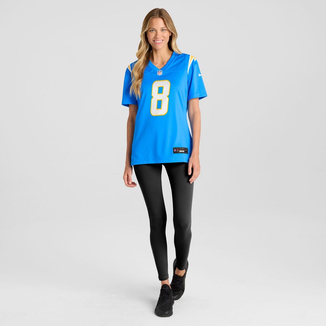 Omarion Hampton Los Angeles Chargers Women's Team Jersey - Powder Blue