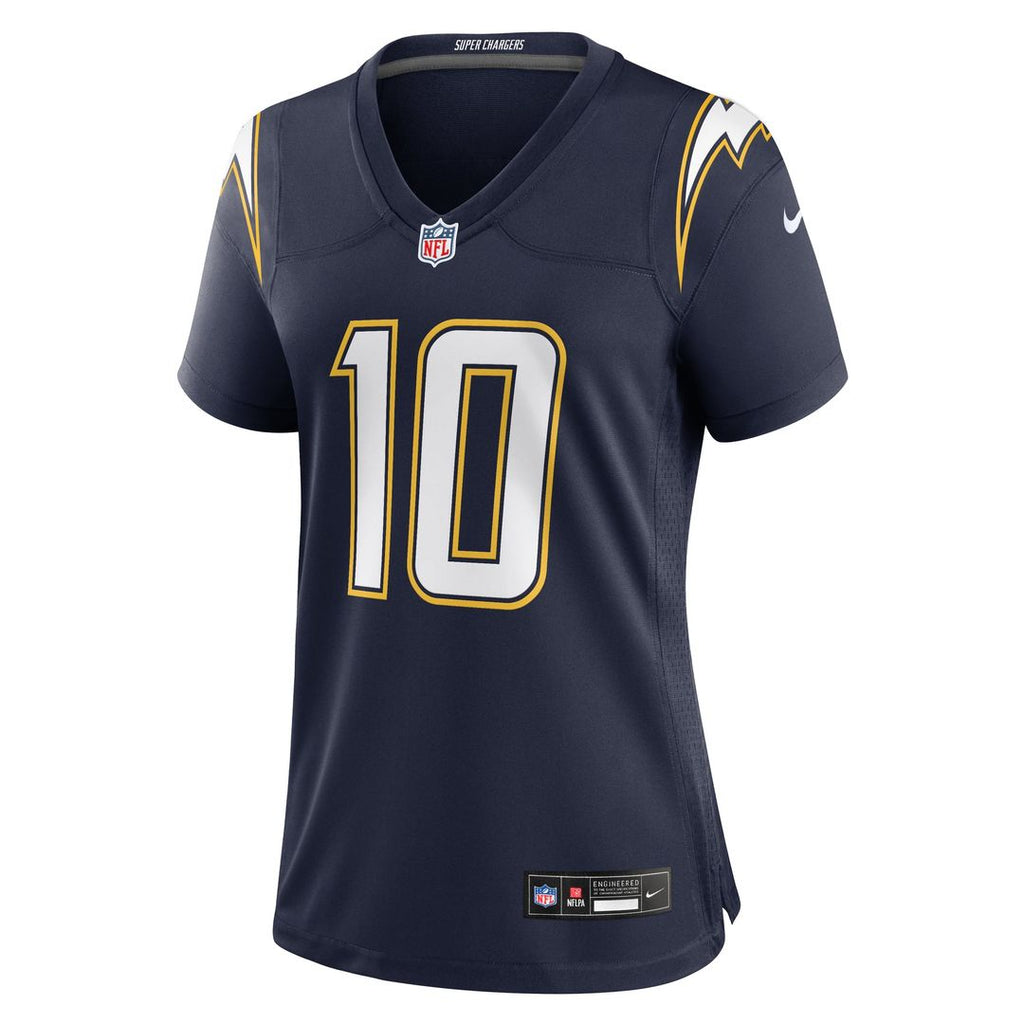 Justin Herbert Los Angeles Chargers Women's Alternate Super Chargers Jersey - Navy