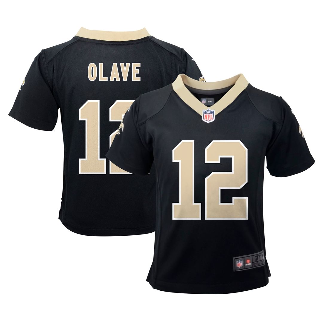 Chris Olave New Orleans Saints Infant Team Player Jersey - Black