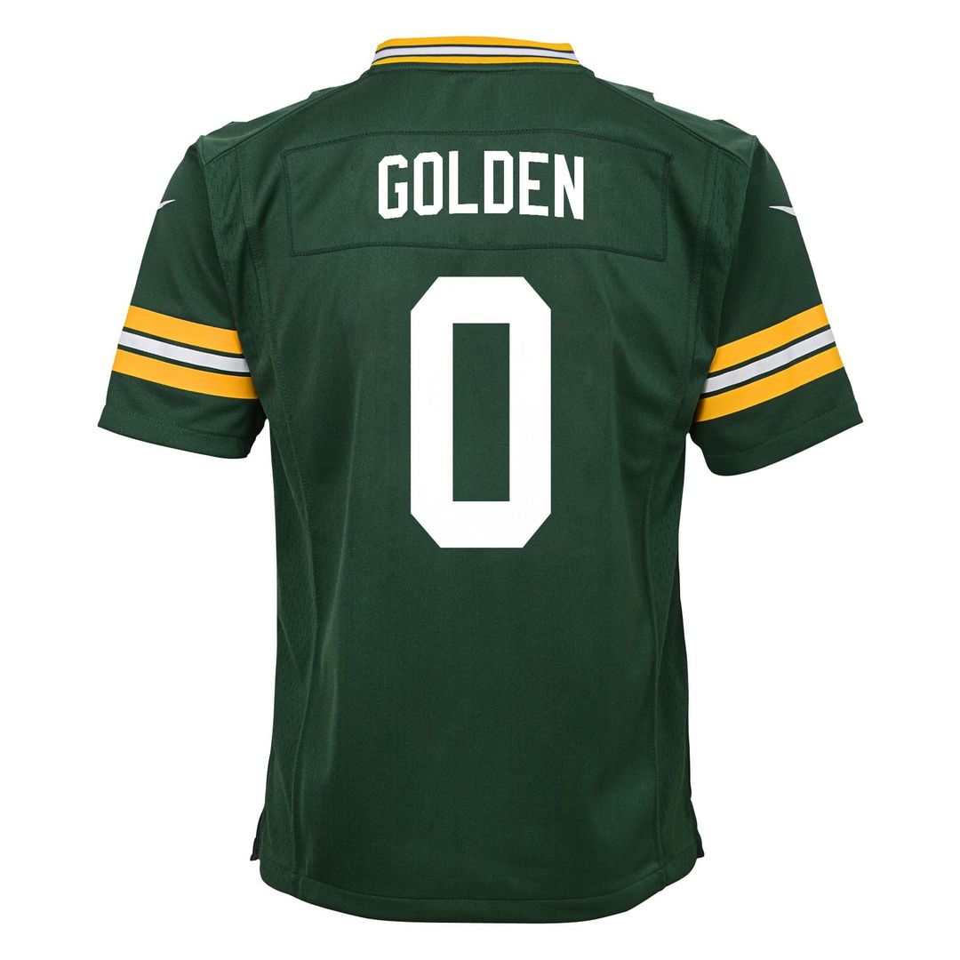 Matthew Golden Green Bay Packers Youth Team Jersey - Green