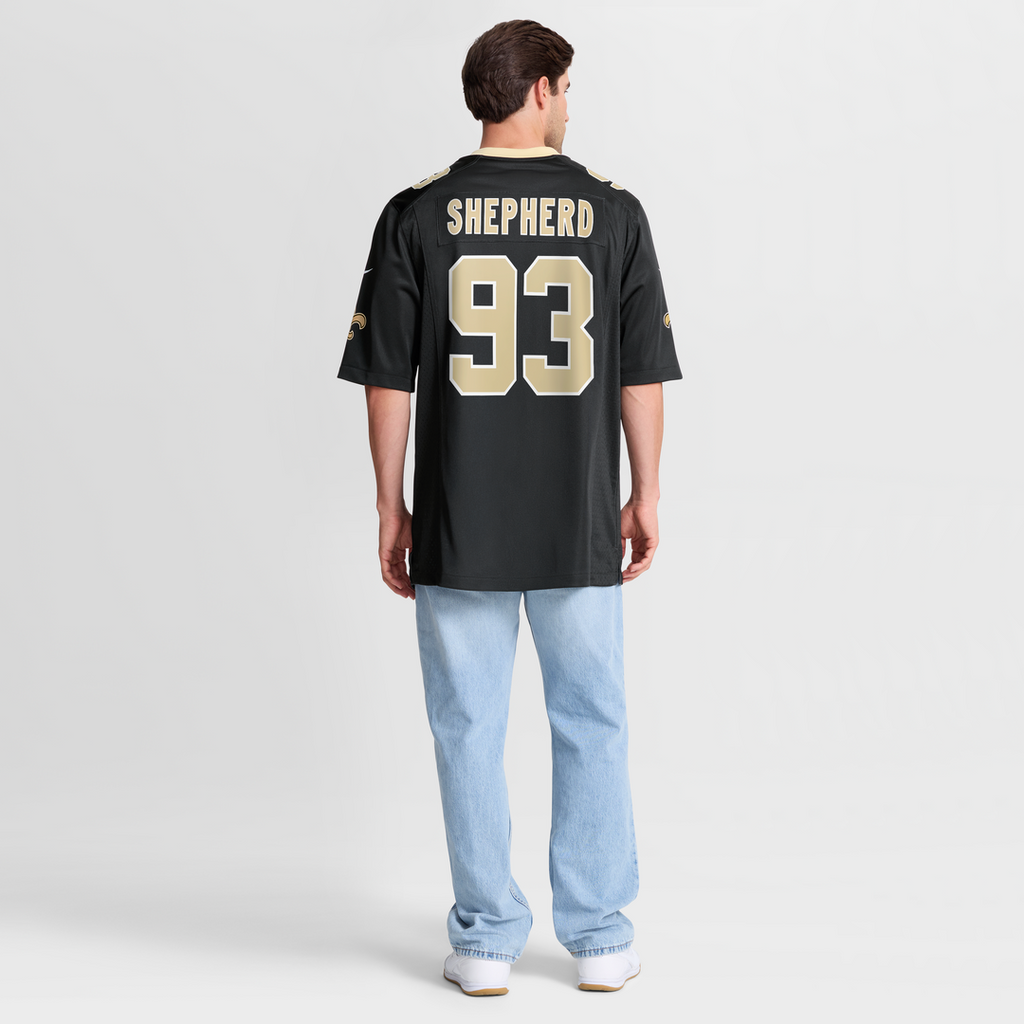 Nathan Shepherd New Orleans Saints Jersey - Black