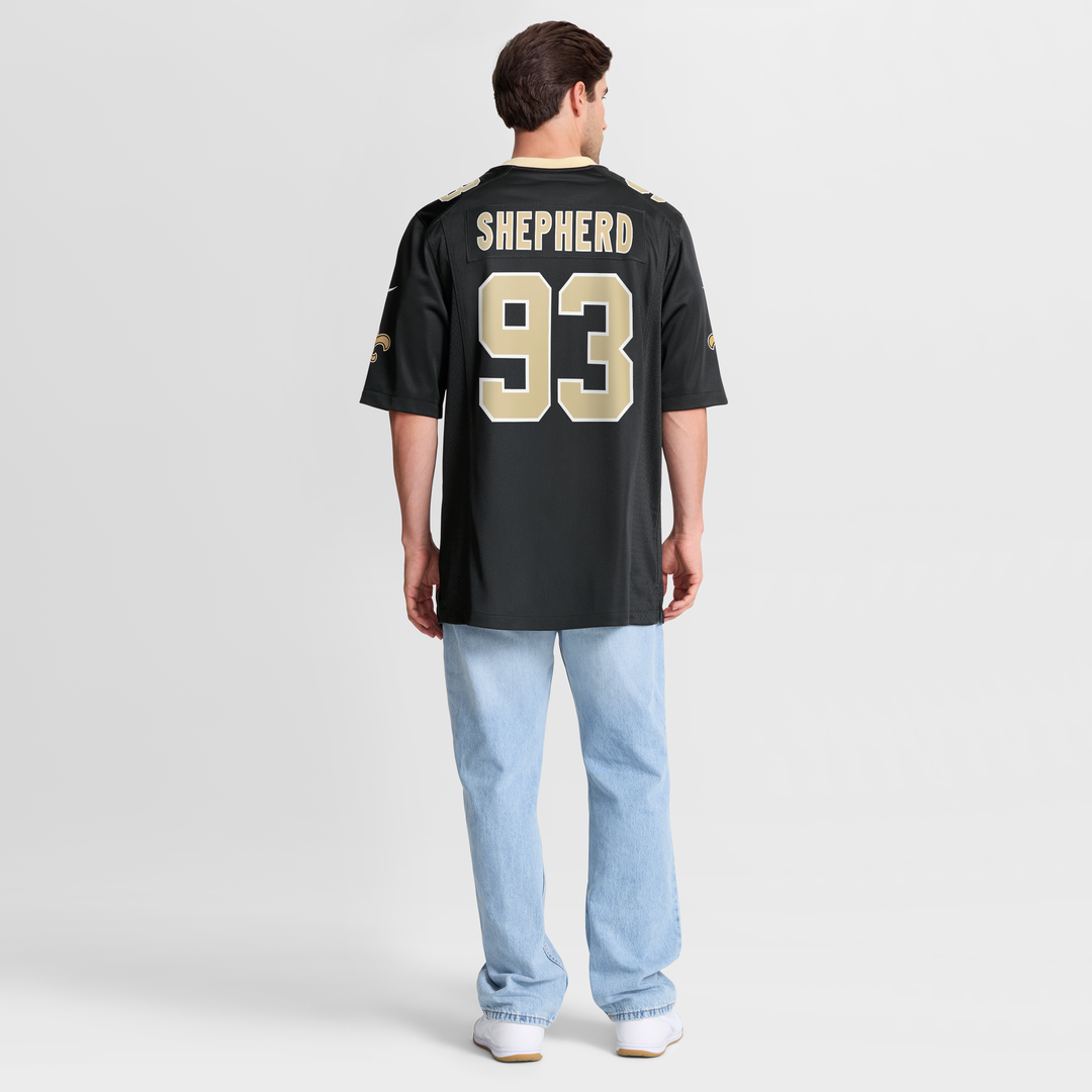 Nathan Shepherd New Orleans Saints Jersey - Black