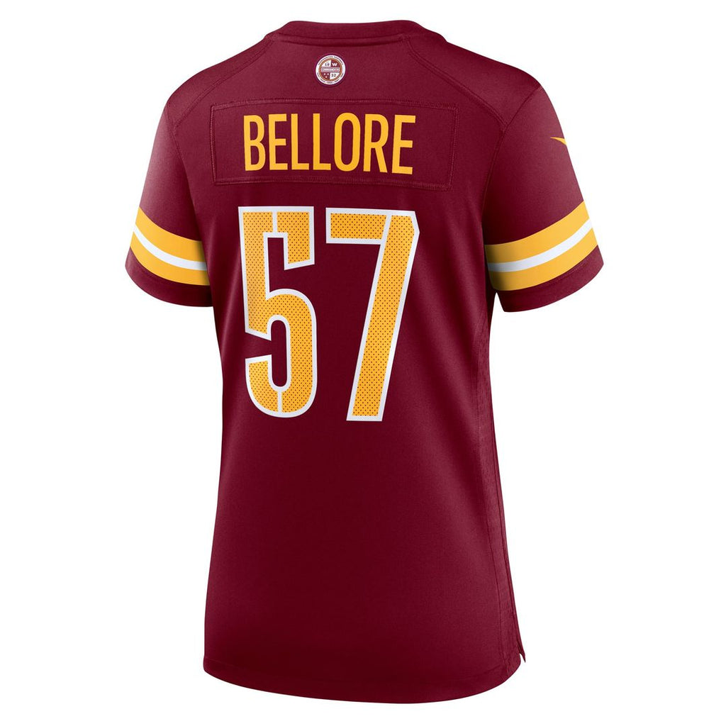 Nick Bellore Washington Commanders Women's Team Jersey - Burgundy