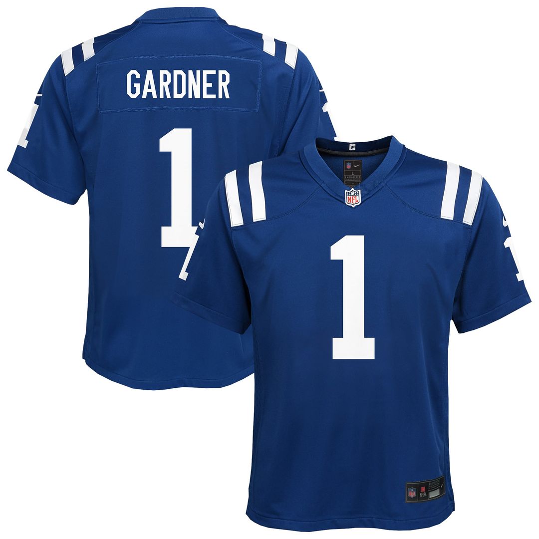 Ahmad Sauce Gardner Indianapolis Colts Youth Home Jersey - Blue