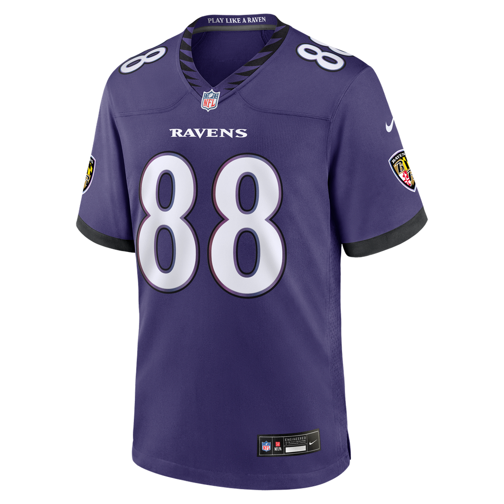 Matthew Hibner Baltimore Ravens Team Jersey - Purple