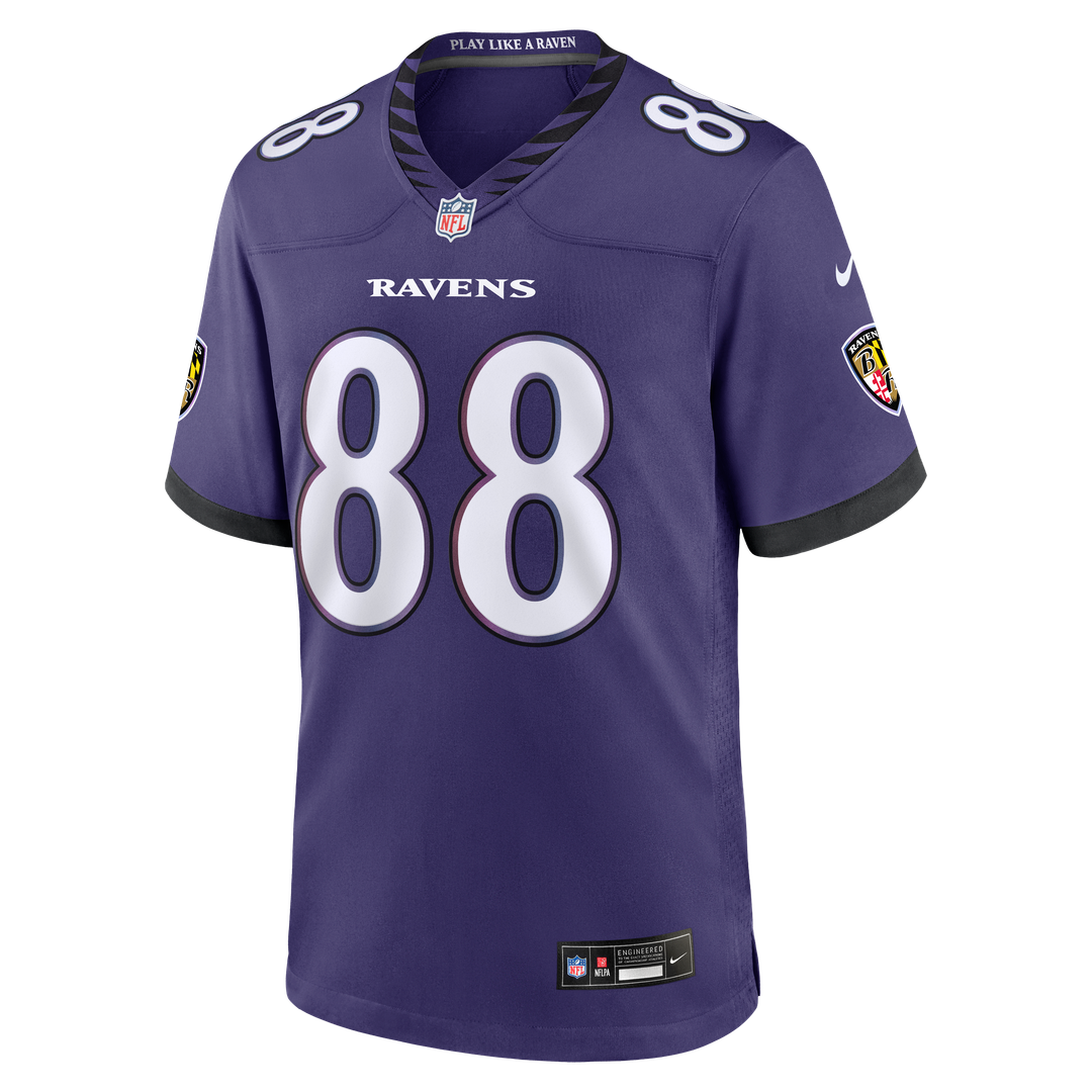 Matthew Hibner Baltimore Ravens Team Jersey - Purple