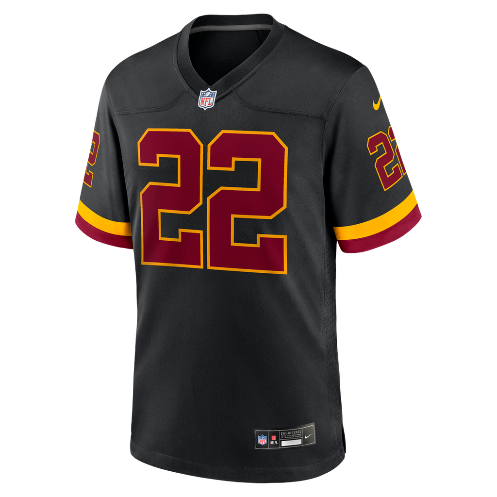Jacory Croskey-Merritt Washington Commanders Hail Raiser Alternate Jersey - Black