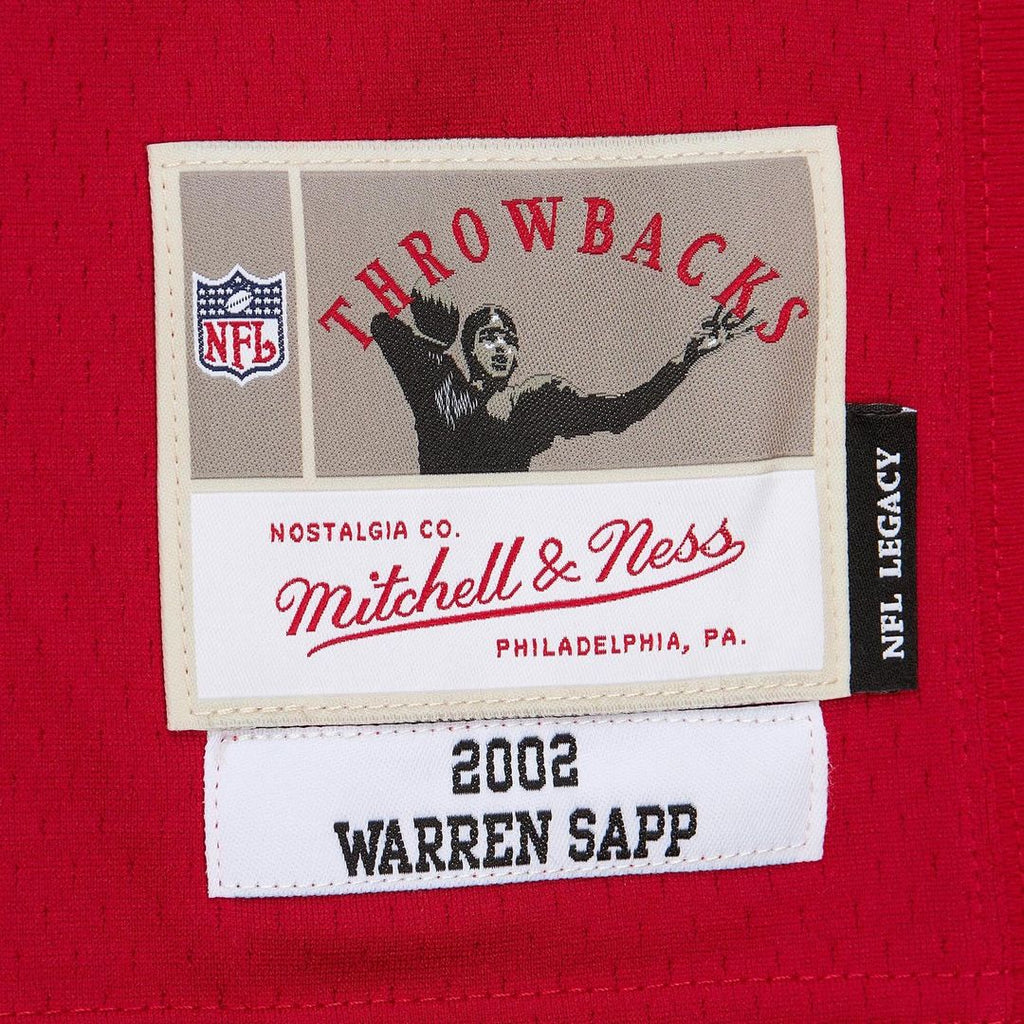 Warren Sapp Tampa Bay Buccaneers 2002 Legacy Jersey - Red