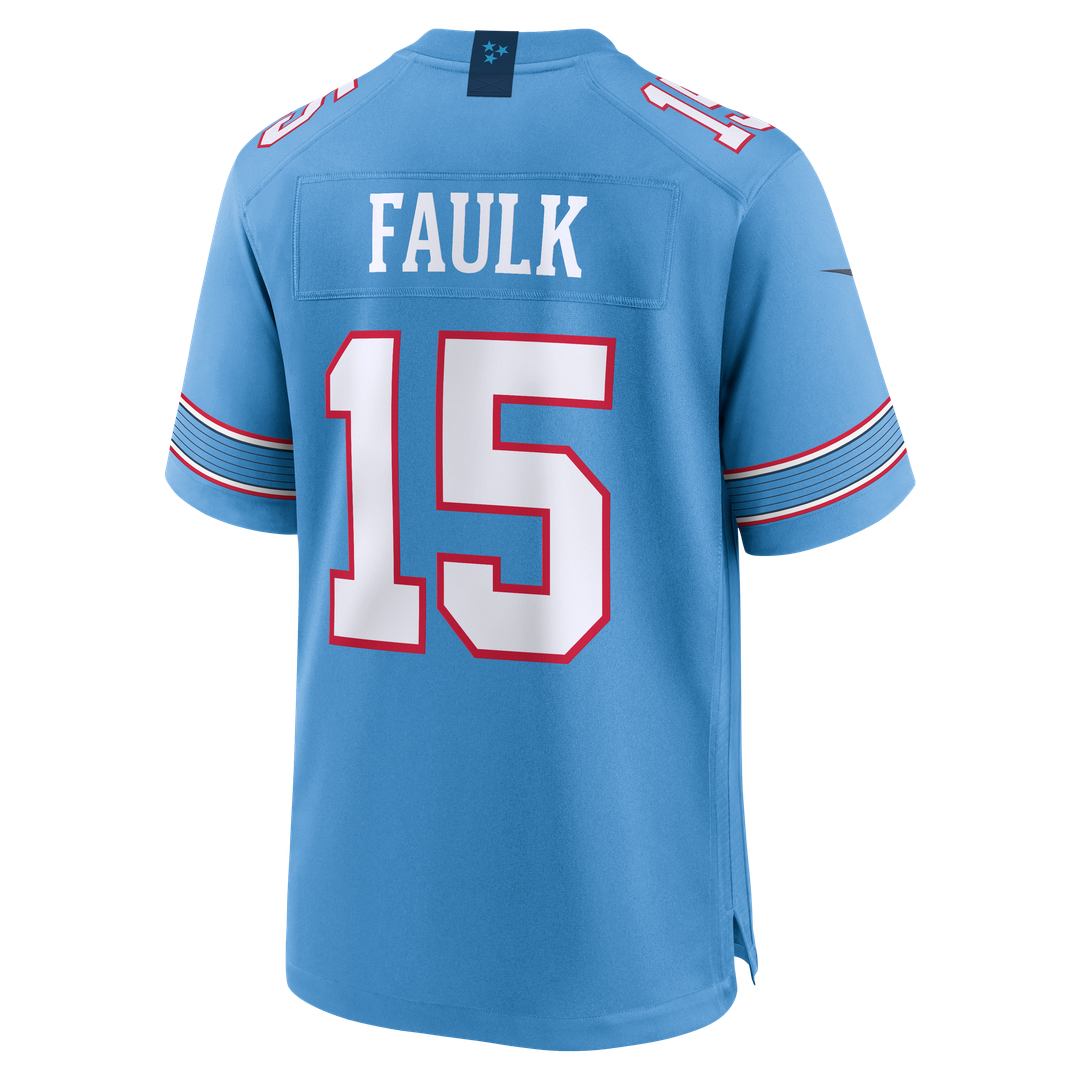 Keldric Faulk Tennessee Titans Team Jersey - Light Blue