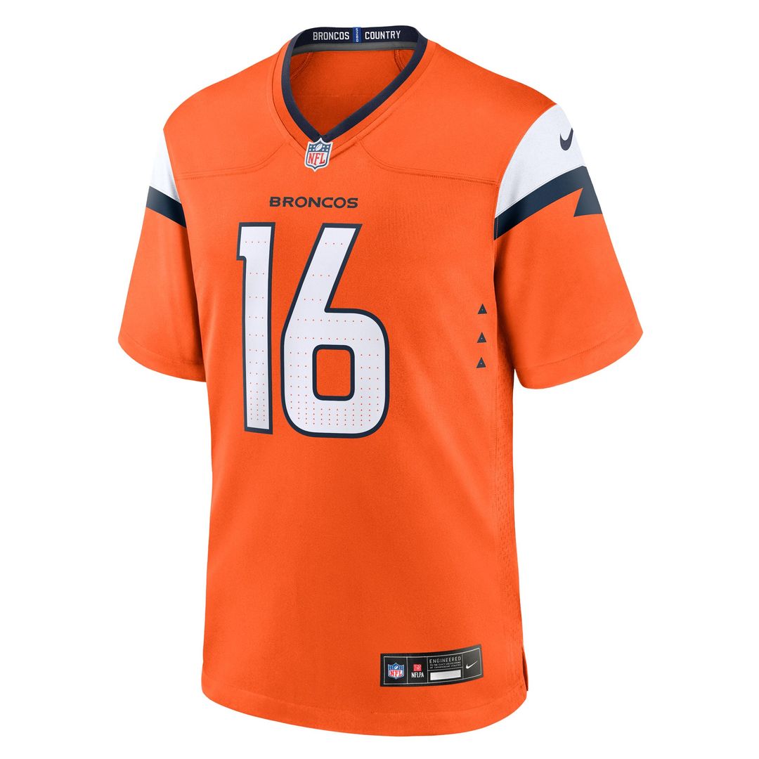Jeremy Crawshaw Denver Broncos Team Jersey - Orange