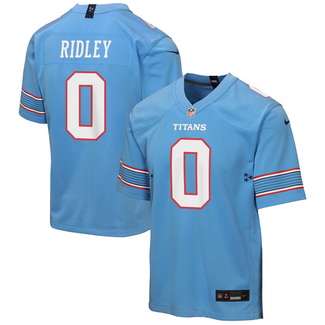 Calvin Ridley Tennessee Titans Youth Jersey - Light Blue