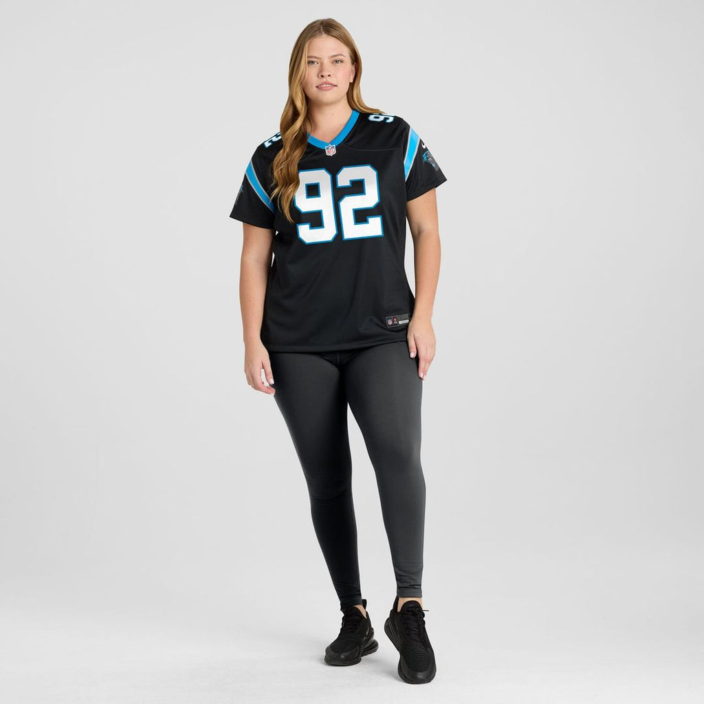 Cam Jackson Carolina Panthers Women's Team Jersey - Black