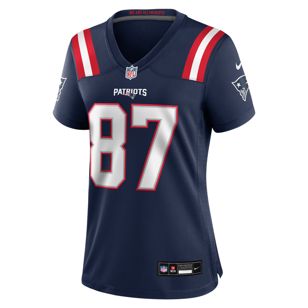 Romeo Doubs New England Patriots Women's Team Jersey - Navy