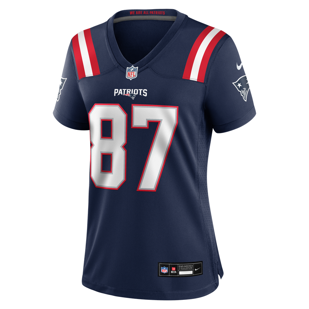 Romeo Doubs New England Patriots Women's Team Jersey - Navy