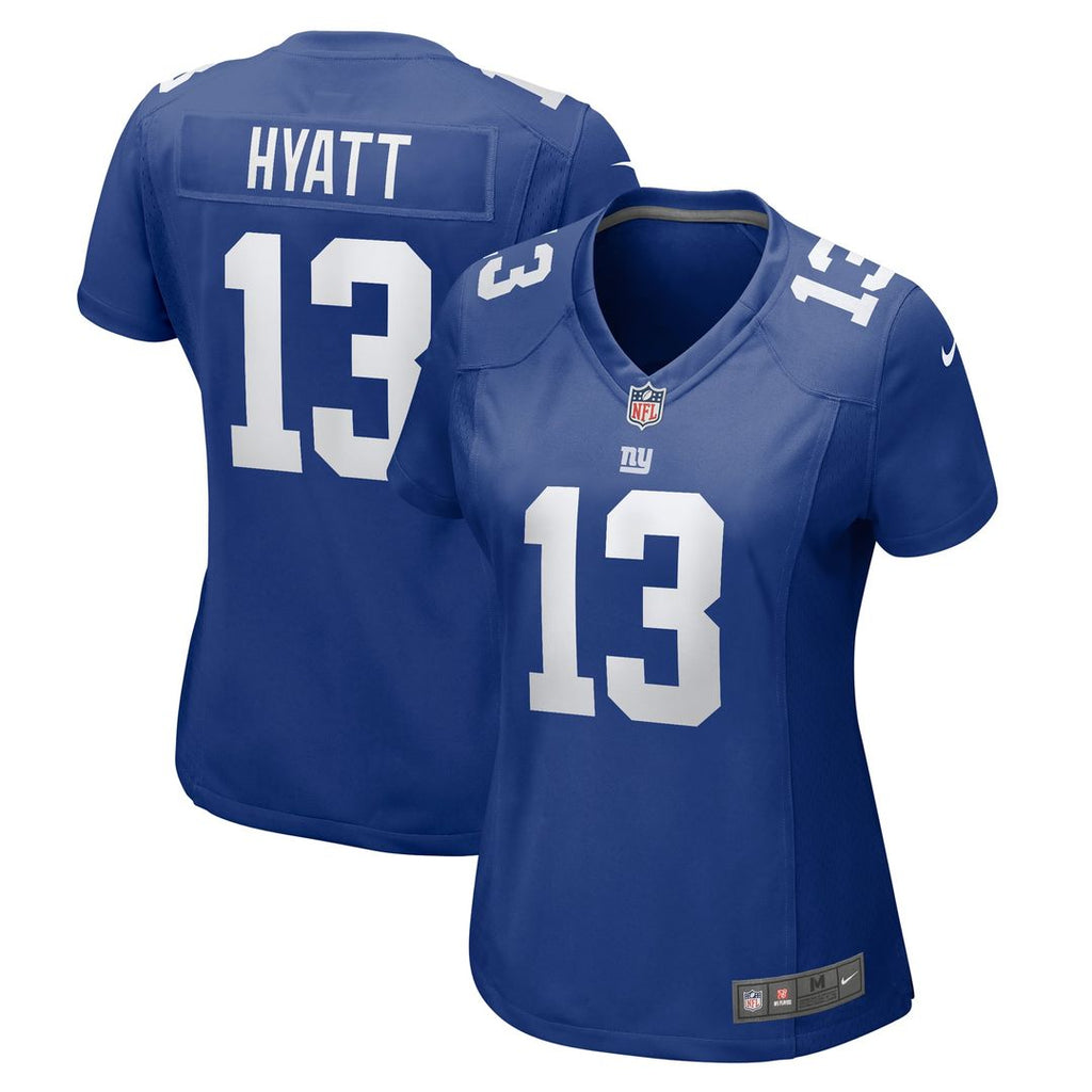 Jalin Hyatt New York Giants Women's Team Jersey - Royal