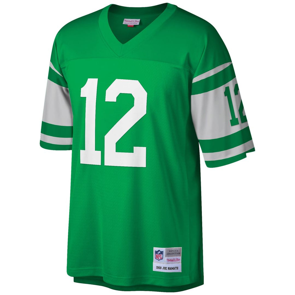 Joe Namath New York Jets Big & Tall 1968 Retired Player Jersey - Green