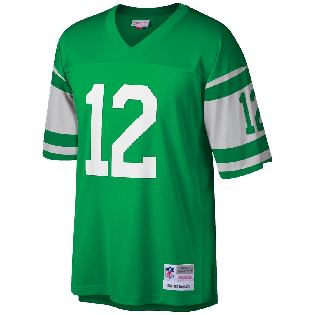 Joe Namath New York Jets Big & Tall 1968 Retired Player Jersey - Green