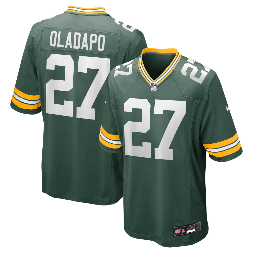 Kitan Oladapo Green Bay Packers Jersey - Green