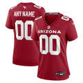 Arizona Cardinals Women's Custom Jersey - Cardinal