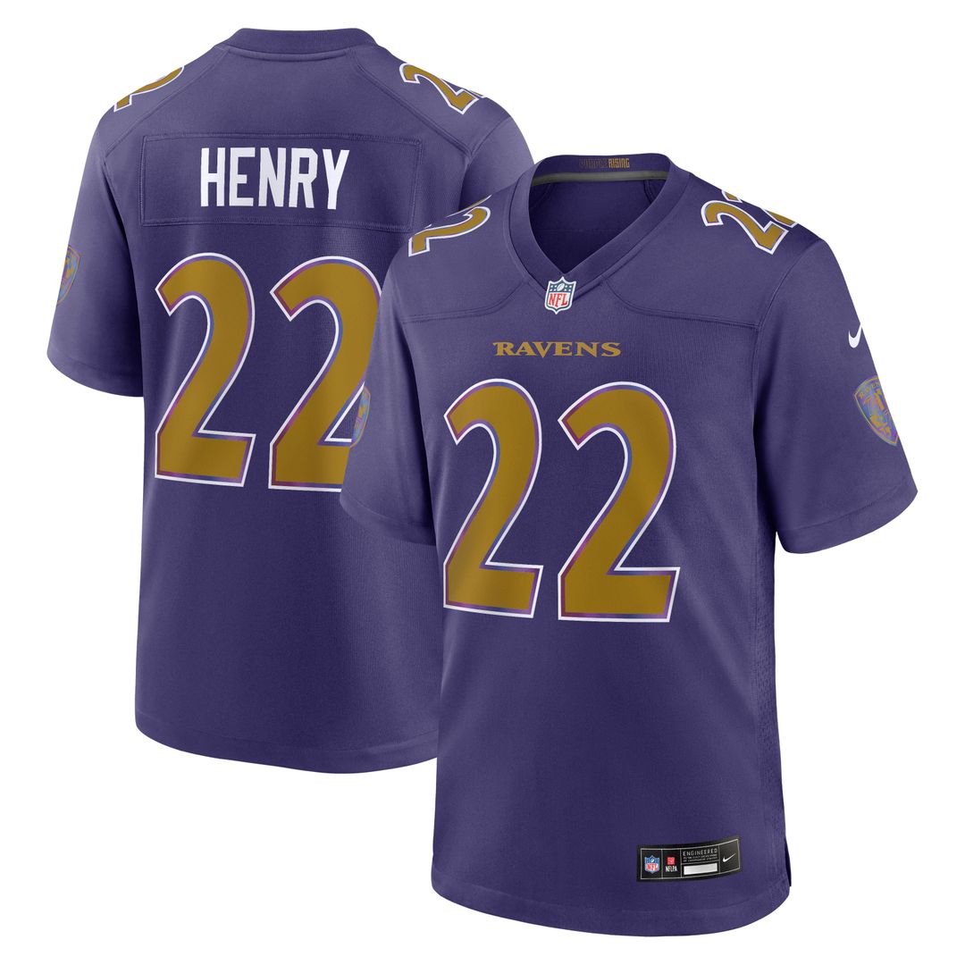 Derrick Henry Baltimore Ravens Alternate Jersey - Black