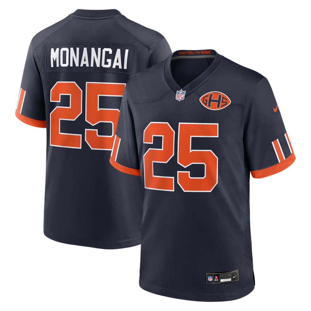 Kyle Monangai Chicago Bears 2026 Rivalries Collection Jersey - Navy