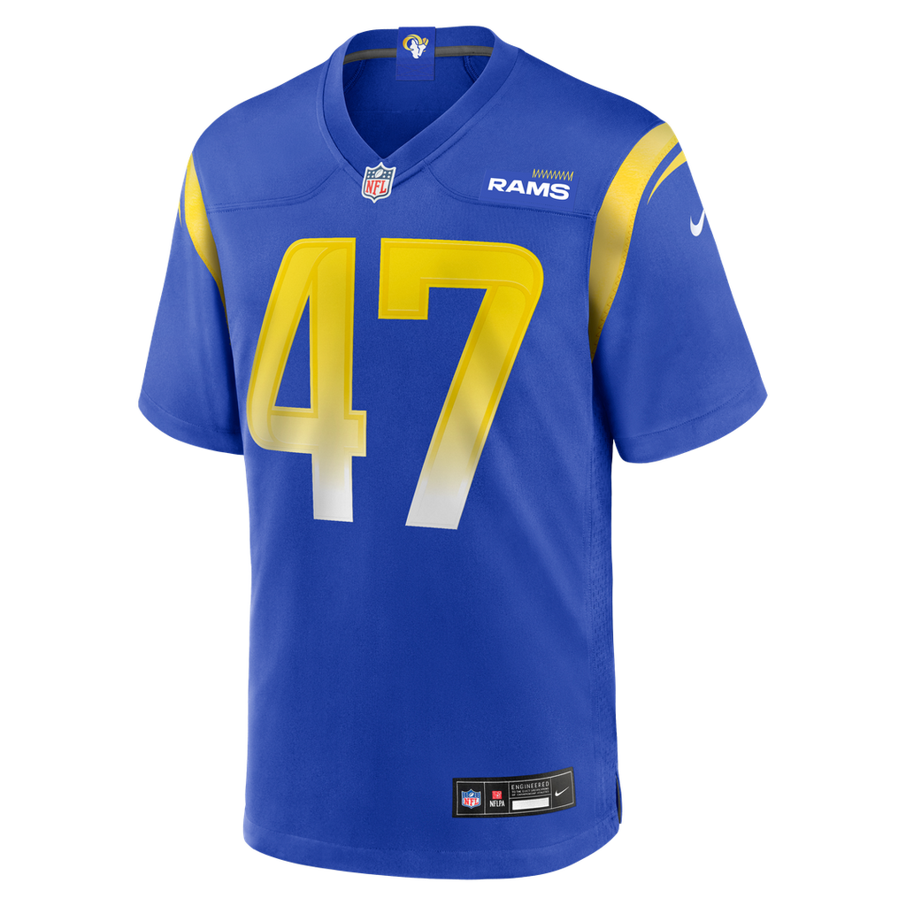 Alex Ward Los Angeles Rams Home Jersey - Royal