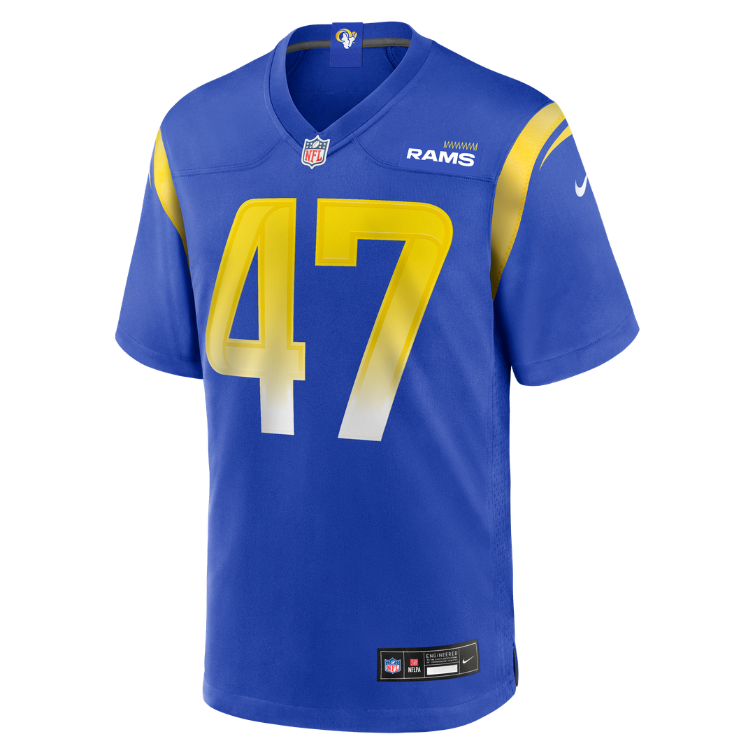 Alex Ward Los Angeles Rams Home Jersey - Royal