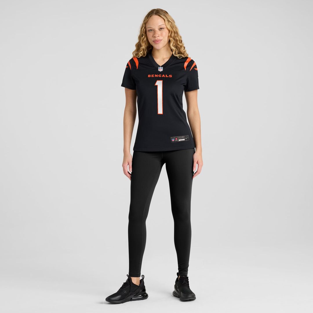 Number 1 Bride Cincinnati Bengals Women's Jersey - Black