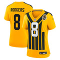 Aaron Rodgers Pittsburgh Steelers Women's Alternate 1933 Throwback Jersey - Gold