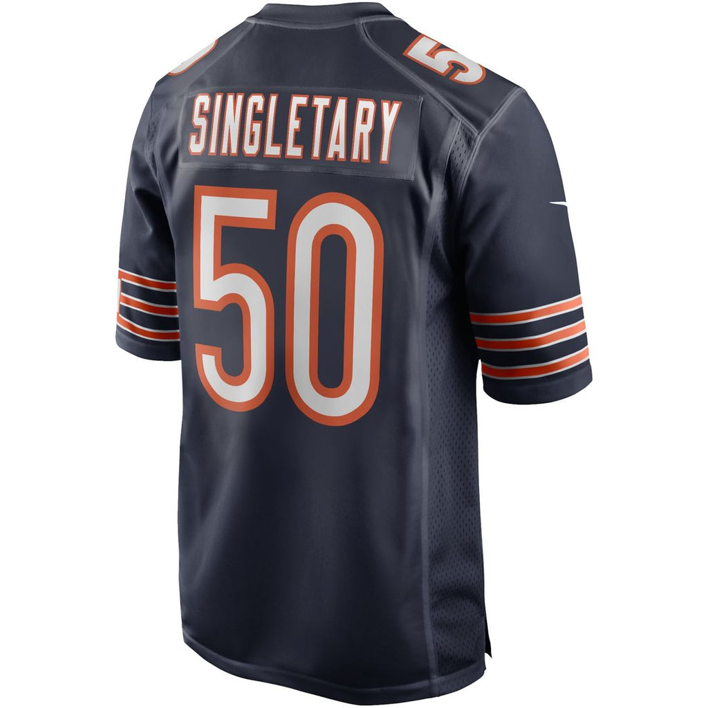Mike Singletary Chicago Bears Game Retired Player Jersey - Navy