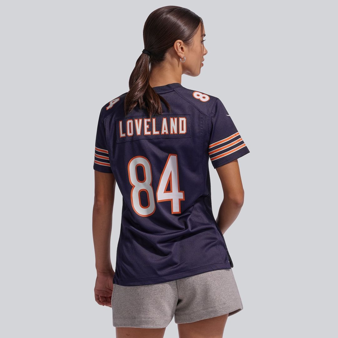 Colston Loveland Chicago Bears Women's Alternate Jersey - White