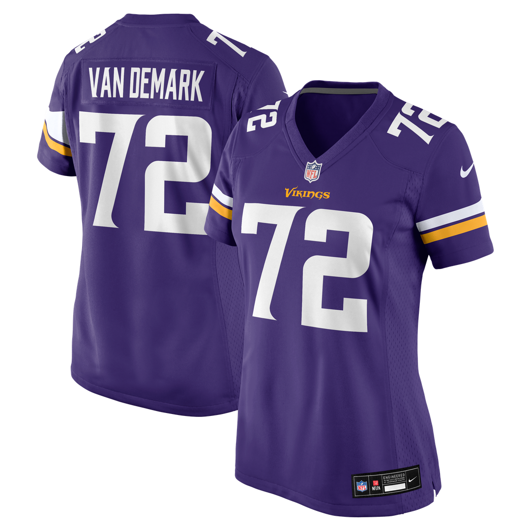 Ryan Van Demark Minnesota Vikings Women's Team Jersey - Purple