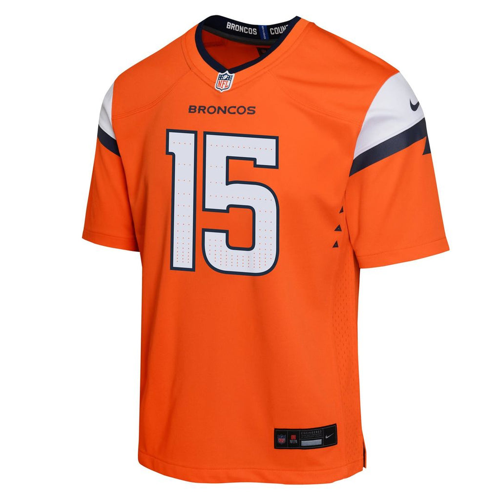 Nik Bonitto Denver Broncos Youth Alternate Jersey - Orange