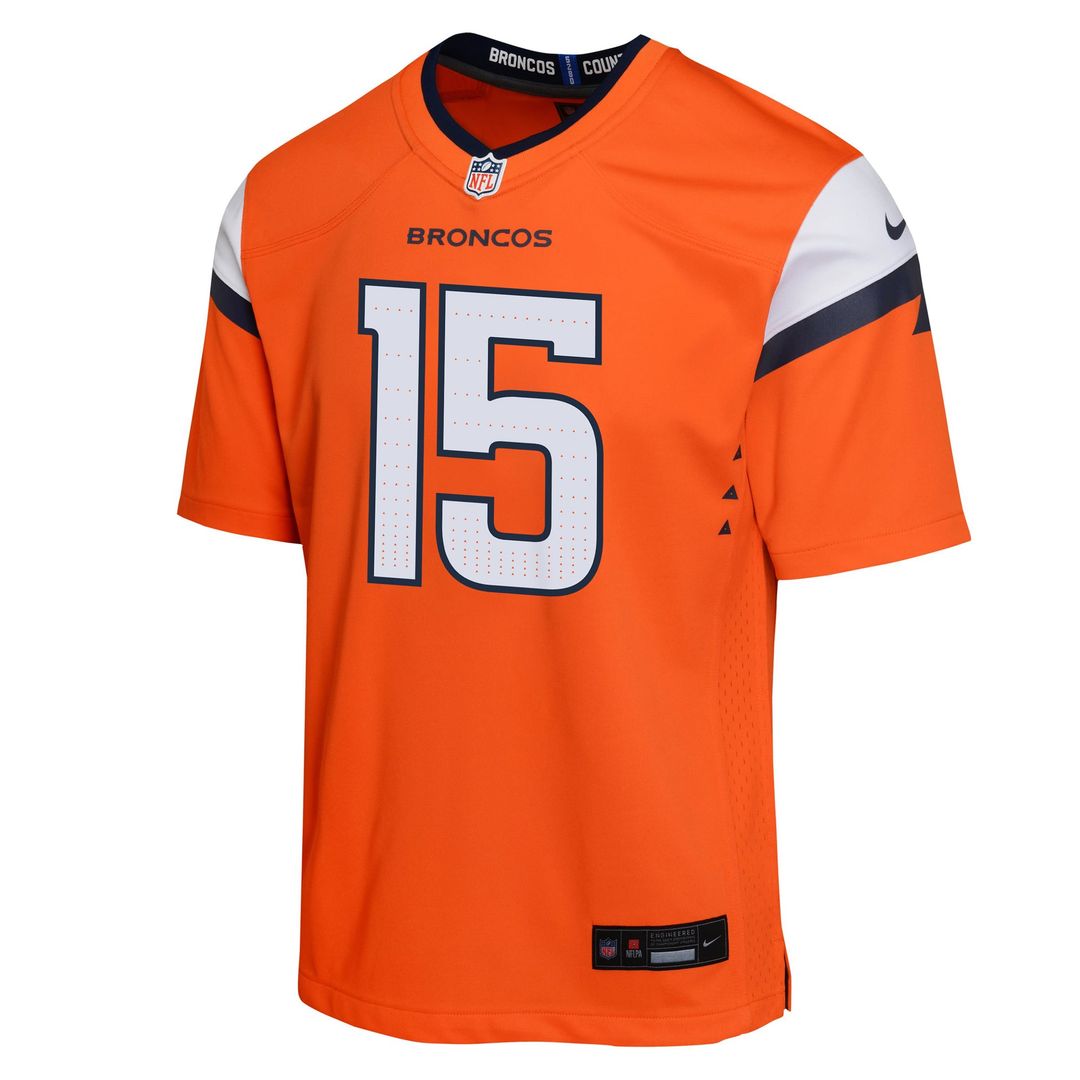Nik Bonitto Denver Broncos Youth Alternate Jersey - Orange