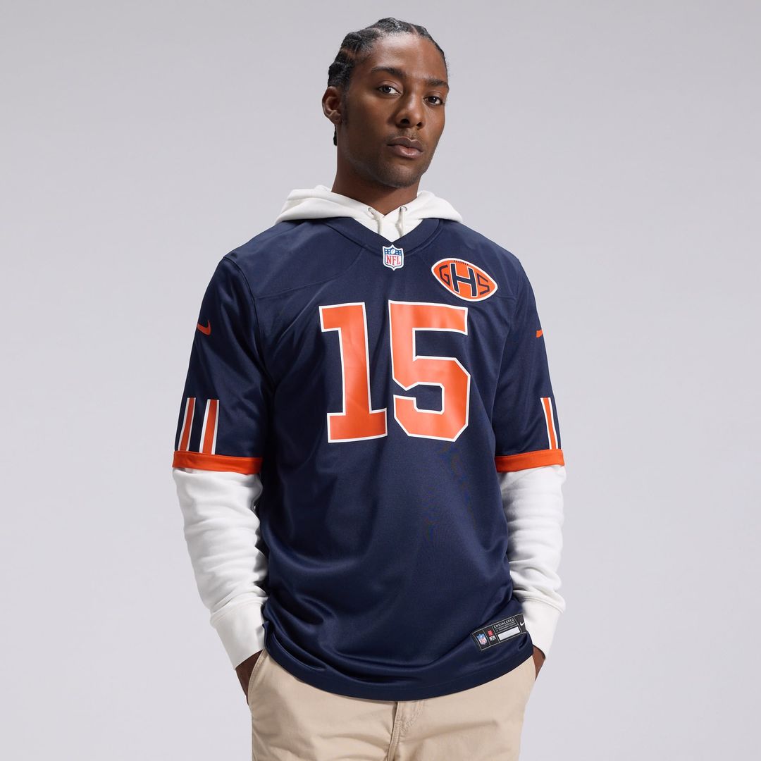 Rome Odunze Chicago Bears 2026 Rivalries Collection Jersey - Navy