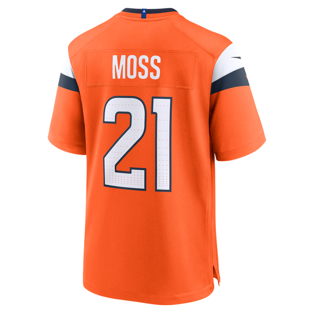 Riley Moss Denver Broncos Team Jersey - Orange