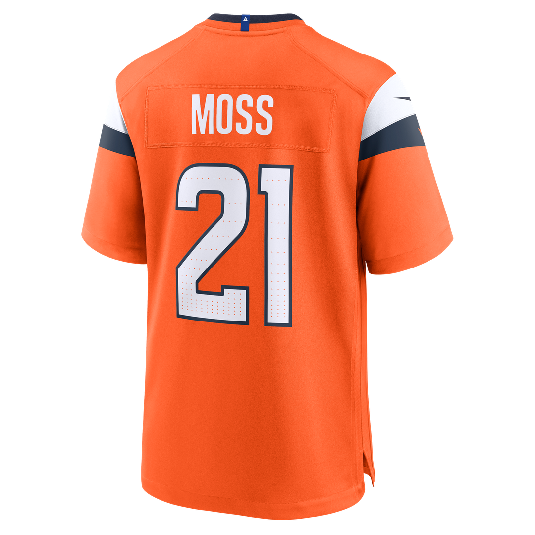 Riley Moss Denver Broncos Team Jersey - Orange