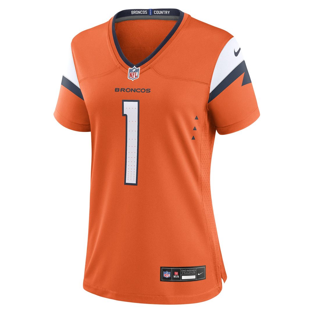 Evan Engram Denver Broncos Women's Team Jersey - Orange