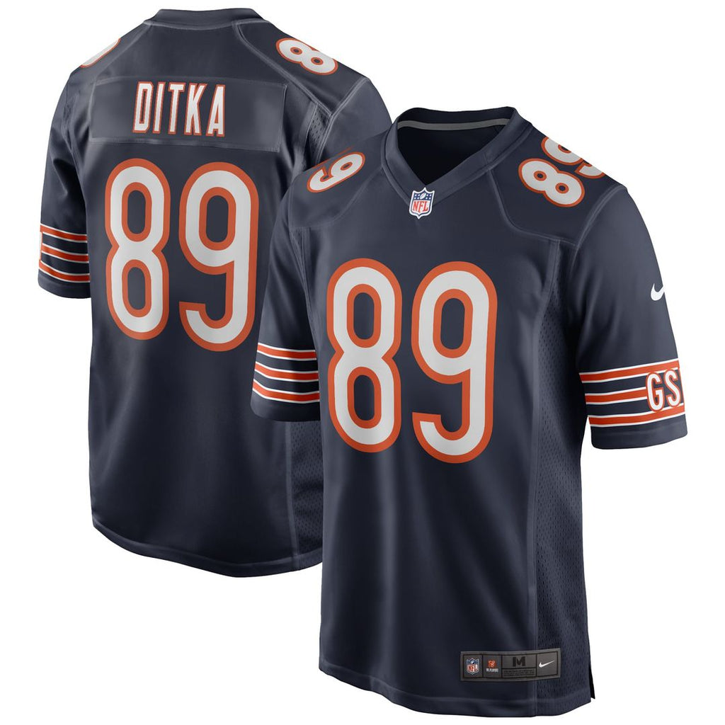 Mike Ditka Chicago Bears Retired Player Jersey - White