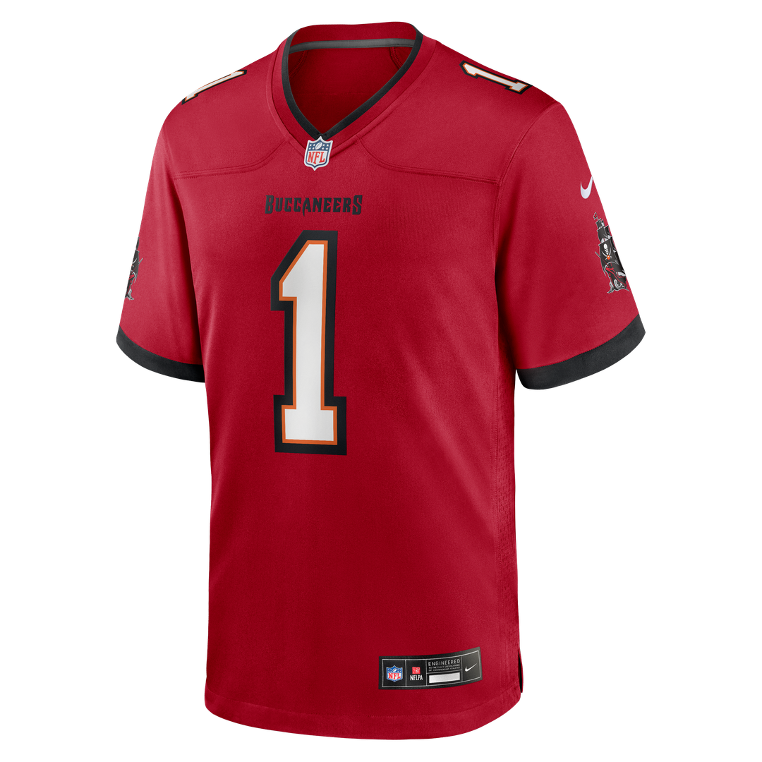 Number 1 Groom Tampa Bay Buccaneers Jersey - Red