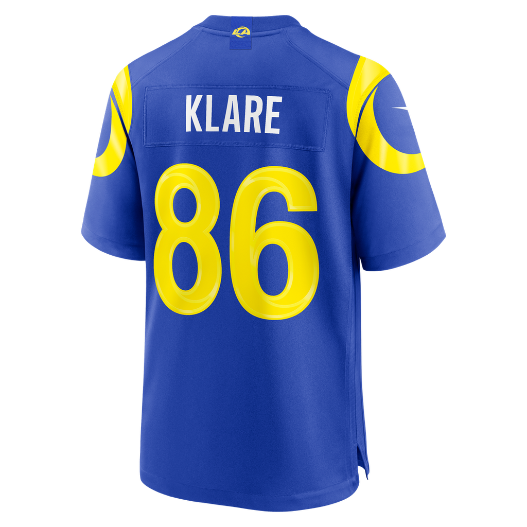 Max Klare Los Angeles Rams Team Jersey - Royal