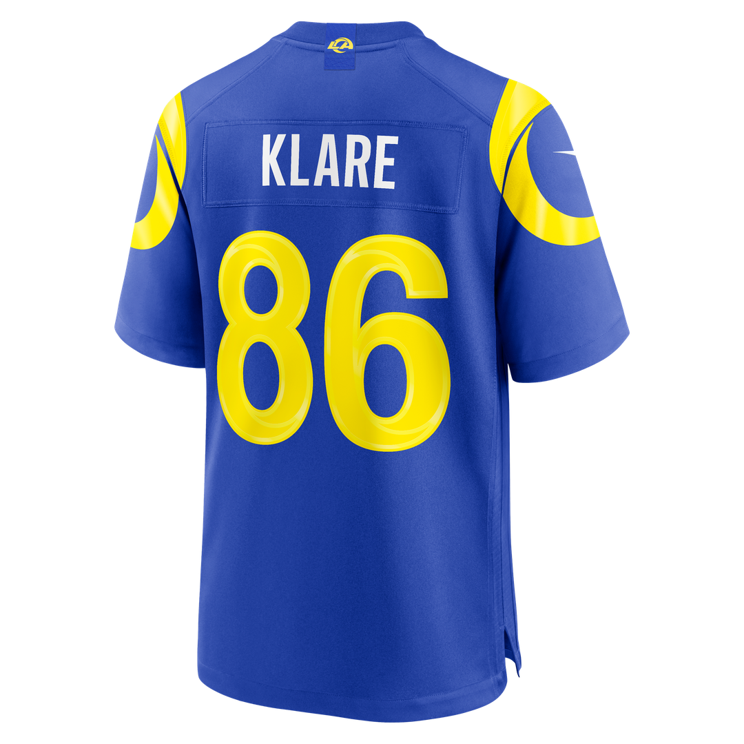 Max Klare Los Angeles Rams Team Jersey - Royal
