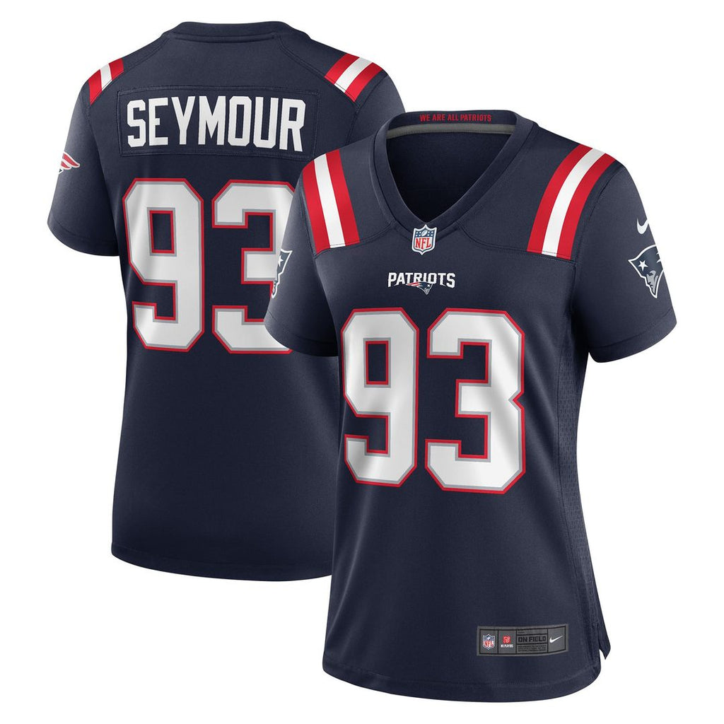 Richard Seymour New England Patriots Women's Retired Player Jersey - Navy