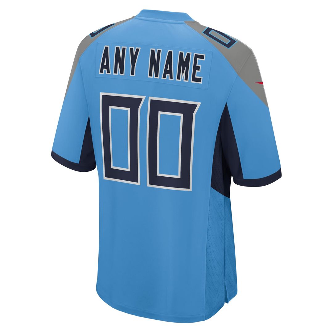 Tennessee Titans Alternate Custom Jersey - Light Blue