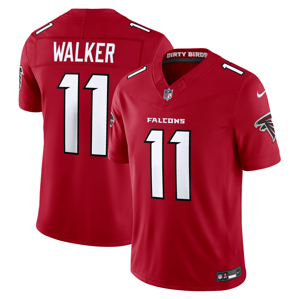Jalon Walker Atlanta Falcons Team Stitched Jersey - Red