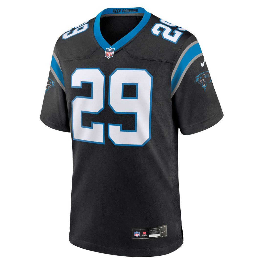 Akayleb Evans Carolina Panthers Team Jersey - Black