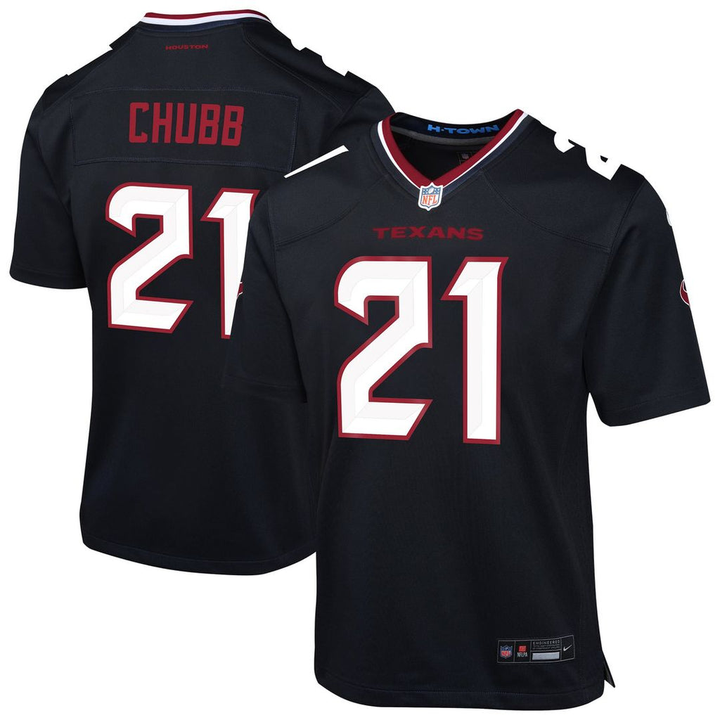 Nick Chubb Houston Texans Youth Team Jersey - Navy