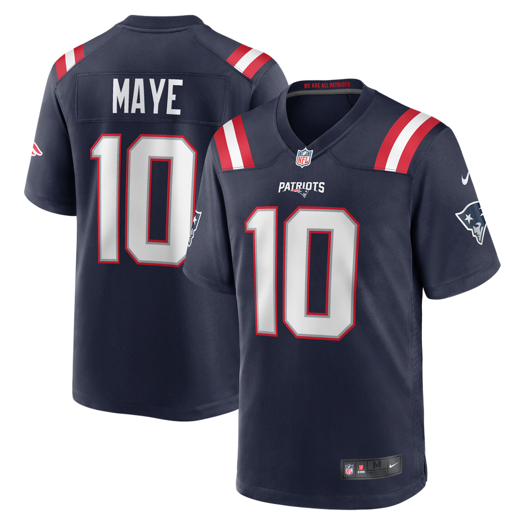 Drake Maye New England Patriots Player Jersey - White