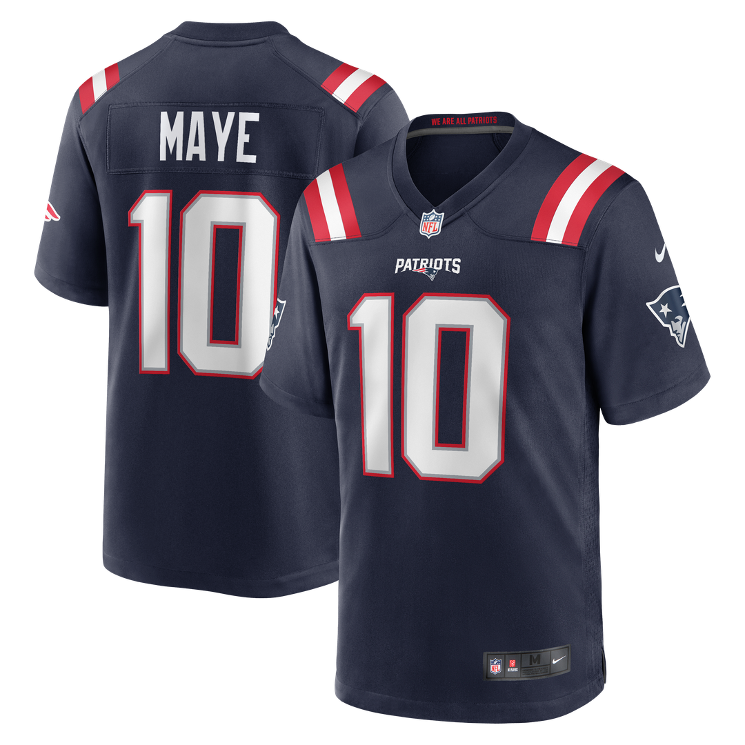 Drake Maye New England Patriots Player Jersey - White